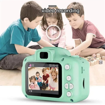 HOMEFISH Children Toys Camera Digital Vintage Camera Kids Projection Video Camera Outdoor Photography 32GB Gift For Kids